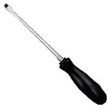 K Tool International KTI19204 4 Inch Slotted Screwdriver With Black Handle